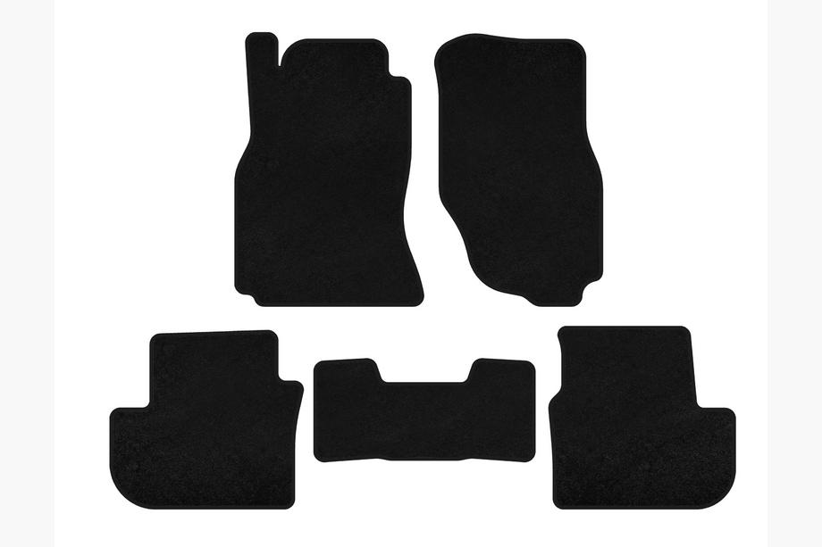 Infiniti G35 (V35/CV35) 2003-2007 Tapis de sol textile Deluxe (SD, Noir) Image