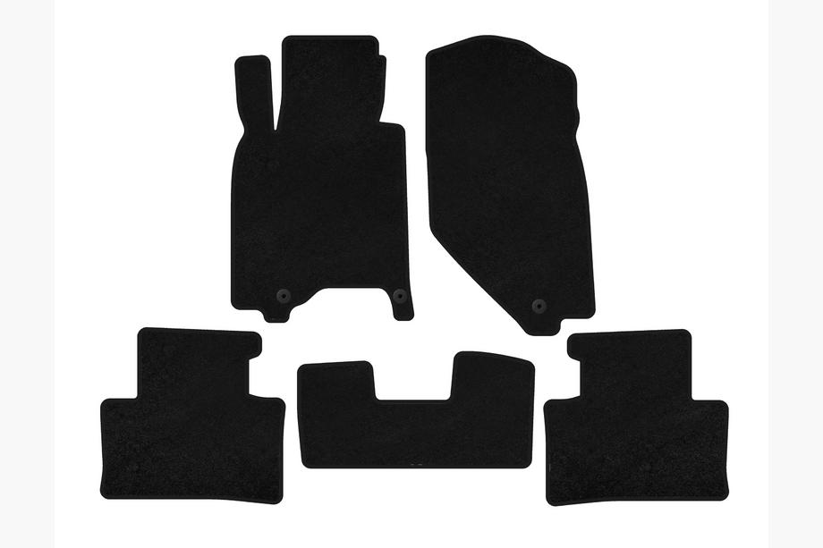 Infiniti G25/G35/37 (V36/CV36) 2006-2015 Tapis de sol textile Deluxe (G37 X, SD, noir) Photo 1
