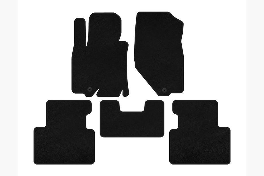 Infiniti QX50 2013-2017 Tapis de sol textile Deluxe (Noir) Image