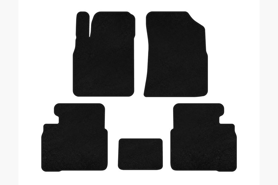 Kia Magentis 2000-2005 Tapis de sol textile Deluxe (Noir) Image