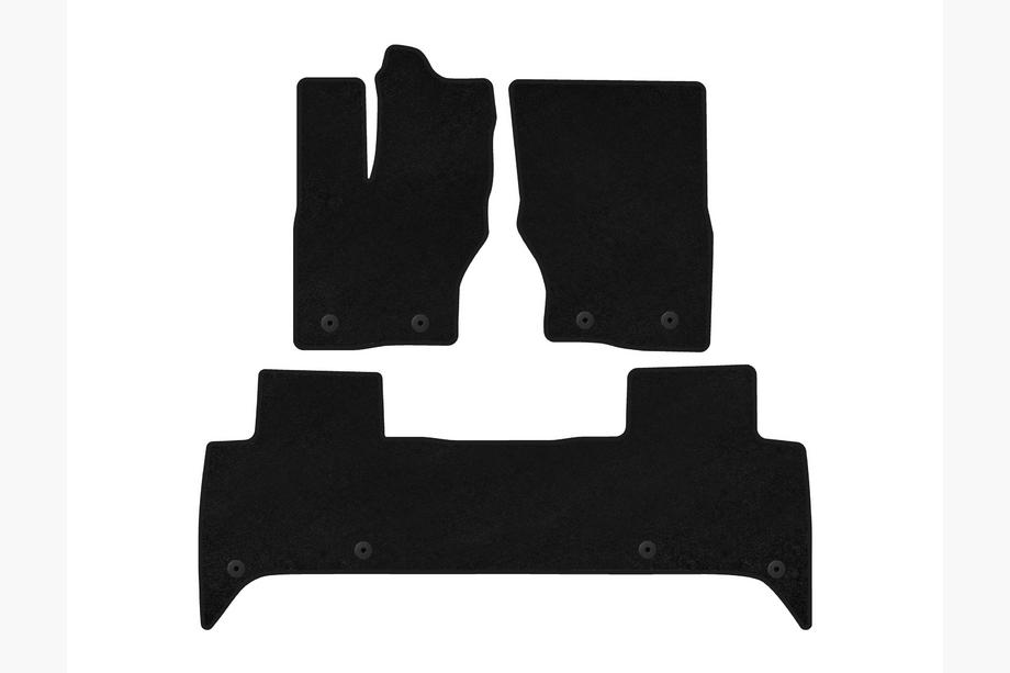 Land Rover Discovery V 2017- Tapis de sol textile Deluxe (5 places, noir) Image