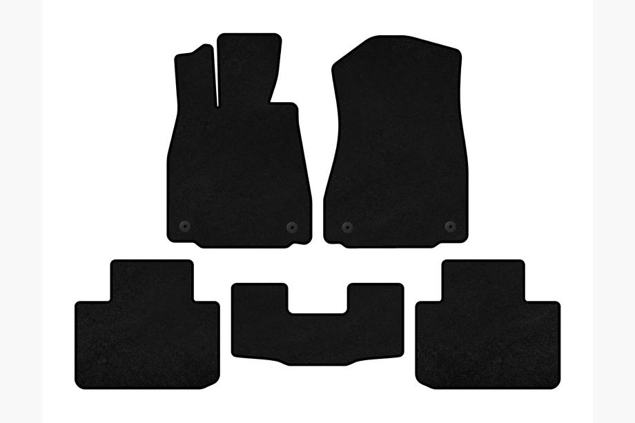 Lexus IS 2013- Tapis de sol textile Deluxe (2WD, noir) Photo 1
