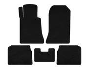 Mercedes E-class W124 1984–1997 Tapis de sol textile Deluxe (SD, Noir) photo 1