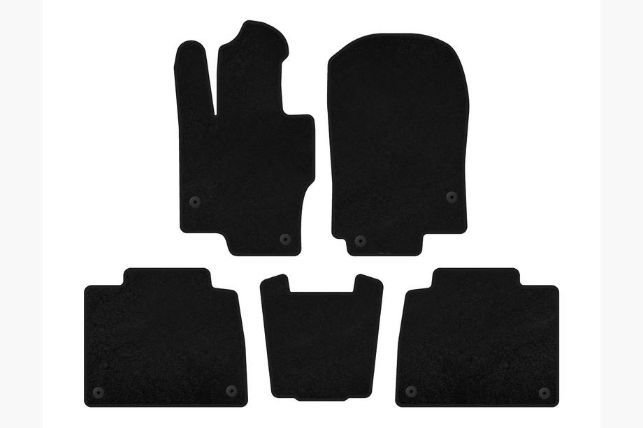 Mercedes GLE W167 2018- Tapis de sol textile Deluxe (Noir) Image