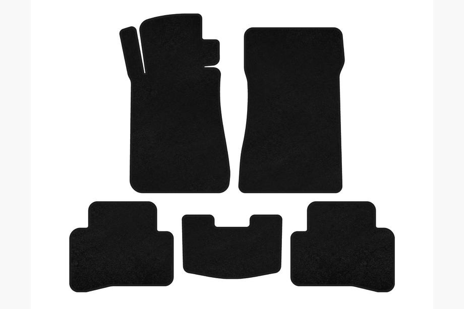 Mercedes C-class W202 1993-2001 Tapis de sol textile Deluxe (SD, Noir) Image