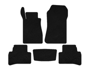 Mercedes CLK W208 1997-2002 Tapis de sol textile Deluxe (Coupé, Noir) photo 1