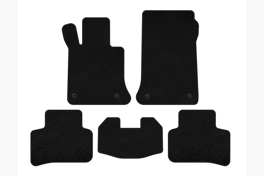 Mercedes GLK class X204 2008-2015 Tapis de sol textile Deluxe (Noir) Image