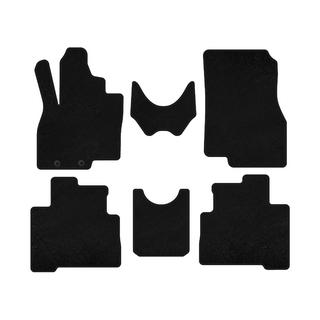 Tapis de sol textile Deluxe (2 rangées, 7 places, noir) Mitsubishi Grandis 2003-2011 photo 1