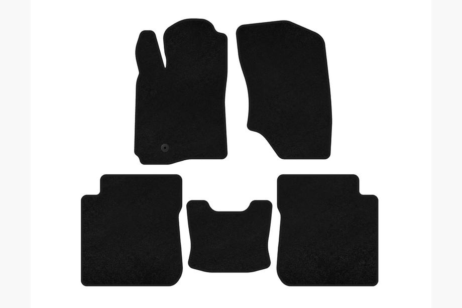 Mitsubishi Outlander 2001-2006 Tapis de sol textile Deluxe (Noir) Image