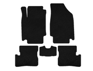 Nissan Micra K12 2003-2010 Tapis de sol textile Deluxe (HB, Noir) photo 1
