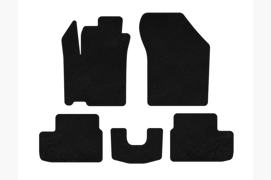 Opel Agila 2007-2015 Tapis de sol textile Deluxe (HB, Noir) Photo 1