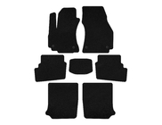 Opel Zafira A 1998-2005 Tapis de sol textile Deluxe (2 rangées, 2003-2005, 7 places, noir) photo 1