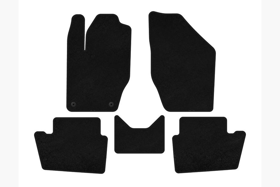 Peugeot 408 2010-2018 Tapis de sol textile Deluxe (Noir) Image