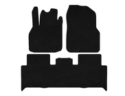 Renault Scenic/Grand 2003-2009 Tapis de sol textile Deluxe (2 rangées, Noir) photo 1
