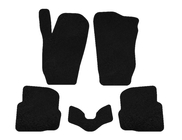 Seat Cordoba 2000-2009 Tapis de sol textile Deluxe (SD, Noir) photo 1