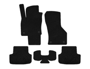 Seat Leon 2013-2020 Tapis de sol textile Deluxe (Noir) photo 1