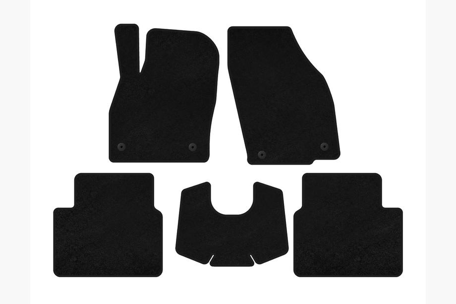 Skoda Kamiq 2019- Tapis de sol textile Deluxe (Automatique, Noir) Image