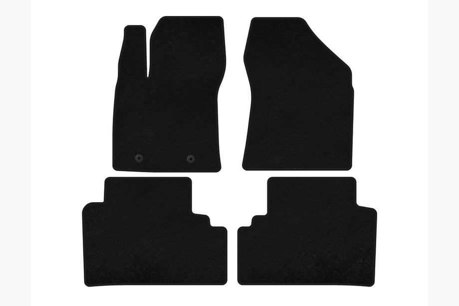Toyota Avensis 2009-2018 Tapis de sol textile Deluxe (SD, Noir) Image