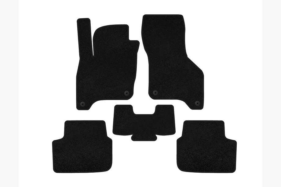Volkswagen E-Bora 2019- Tapis de sol textile Deluxe (SD, Électrique, Noir) Image