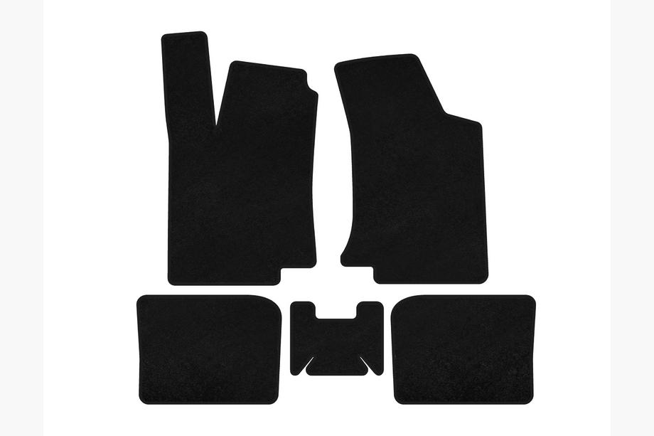Volkswagen Golf 3 1991-2001 Tapis de sol textile Deluxe (HB, 3 portes, noir) Image