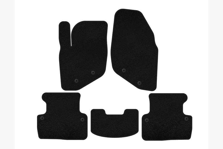 Volvo V70 2000-2007 Tapis de sol textile Deluxe (Noir) Image