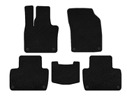Volvo XC90 2015- Tapis de sol textile Deluxe (2 rangées, Noir) photo 1