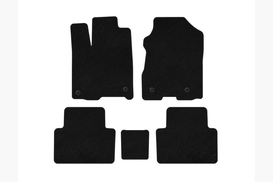 Acura RDX 2012-2018 Tapis de sol textile Deluxe (Noir) Image