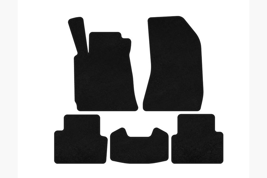 Alfa Romeo 159 2005–2011 Tapis de sol textile Deluxe V-1 (Noir) Image