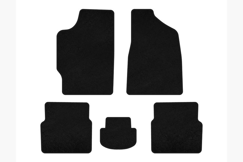 Audi 80 1978-1986 Tapis de sol textile Deluxe (Berline, noir) Image