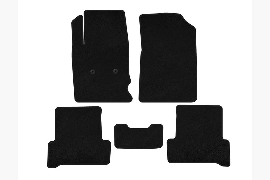 Chevrolet Colorado 2012–2022 2012-2022 Tapis de sol textile Deluxe (Noir) Image