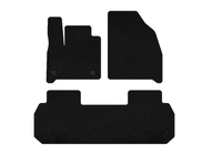 Chevrolet Traverse 2017- Tapis de sol textile Deluxe (2 rangées, Noir) photo 1
