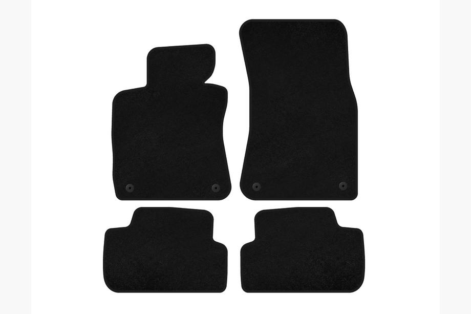 BMW 6 Series E63/E64 2003-2010 Tapis de sol textile Deluxe (Noir) Image