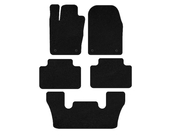Dodge Durango 2010- Tapis de sol textile Deluxe (3 rangées, Noir) photo 1