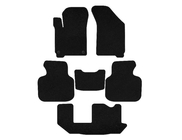 Dodge Journey 2008-2020 Tapis de sol textile Deluxe (2011-2020, 3 rangées, 7 places, noir) photo 1