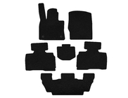 Ford Explorer 2019- Tapis de sol textile Deluxe (3 rangées, 7 places, noir) photo 1