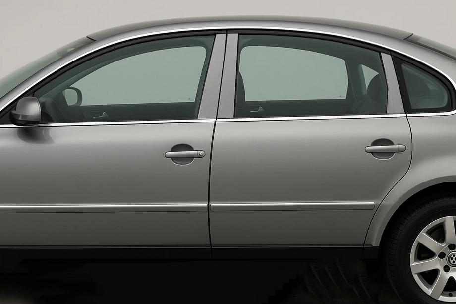 Volkswagen Passat B5 1997-2005 Enjoliveurs de Montants de Porte en Acier Inoxydable (6 pcs) Image