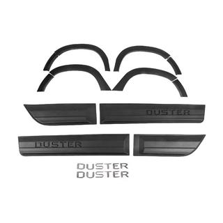 Extensions d'ailes avec moulures (12 pcs, ABS noir) photo 1