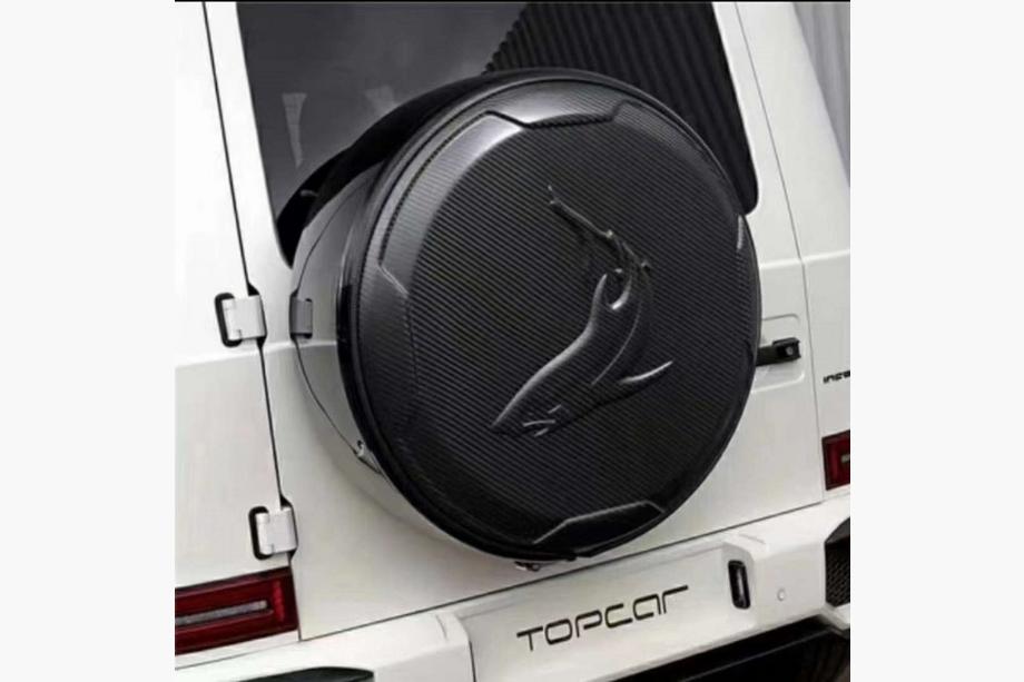 Mercedes G class W463 1990-2018 Cache roue de secours Topcar-Style (Carbone) Photo 1
