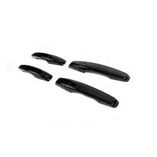 Couvre-poignées de porte (4 pcs, noir) photo 2