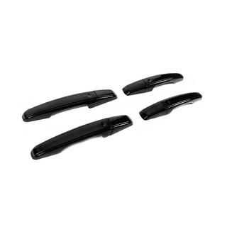 Couvre-poignées de porte (4 pcs, noir) photo 3