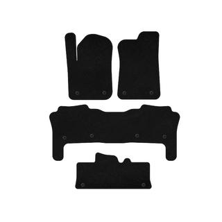 Tapis de sol textile Deluxe (3 rangées, Noir) Infiniti QX56 2010-2013 photo 1