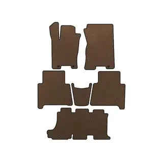 Tapis de sol EVA (3 Rangées, Marron)