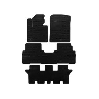Tapis de sol EVA (3 Rangées, 7 Places, Noir) Kia Sorento III UM 2014-2020