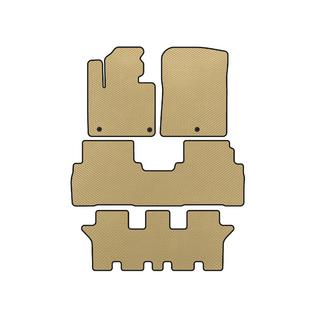 Tapis de sol EVA (3 Rangées, 7 Places, Beige) Kia Sorento III UM 2014-2020