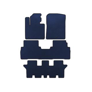 Tapis de sol EVA (3 Rangées, 7 Places, Bleu) Kia Sorento III UM 2014-2020