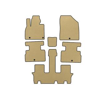 Tapis de sol EVA (3 Rangées, 7 Places, Beige)