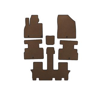 Tapis de sol EVA (3 Rangées, 7 Places, Marron)