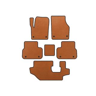 Tapis de sol EVA (2014-2019, 3 Rangées, Orange) Land Rover Discovery Sport 2014-