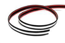 Promotion Moulure de porte noire avec bande chromée au mètre sal16a (1 mètre, 27 mm) photo 1