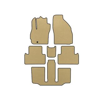 Tapis de sol EVA (3 Rangées, 7 Places, Beige)